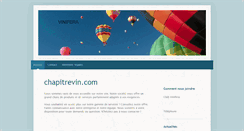 Desktop Screenshot of chapitrevin.com